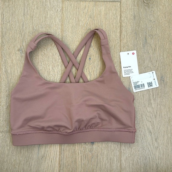 lululemon athletica Other - lululemon athletica Energy Bra in dusty rose
